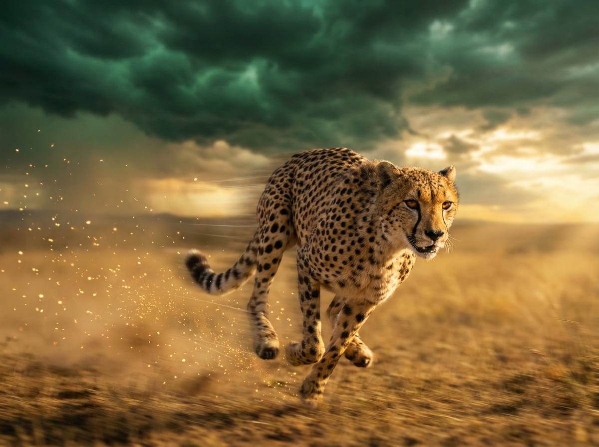 每日吃瓜-猎豹百米冲刺视频