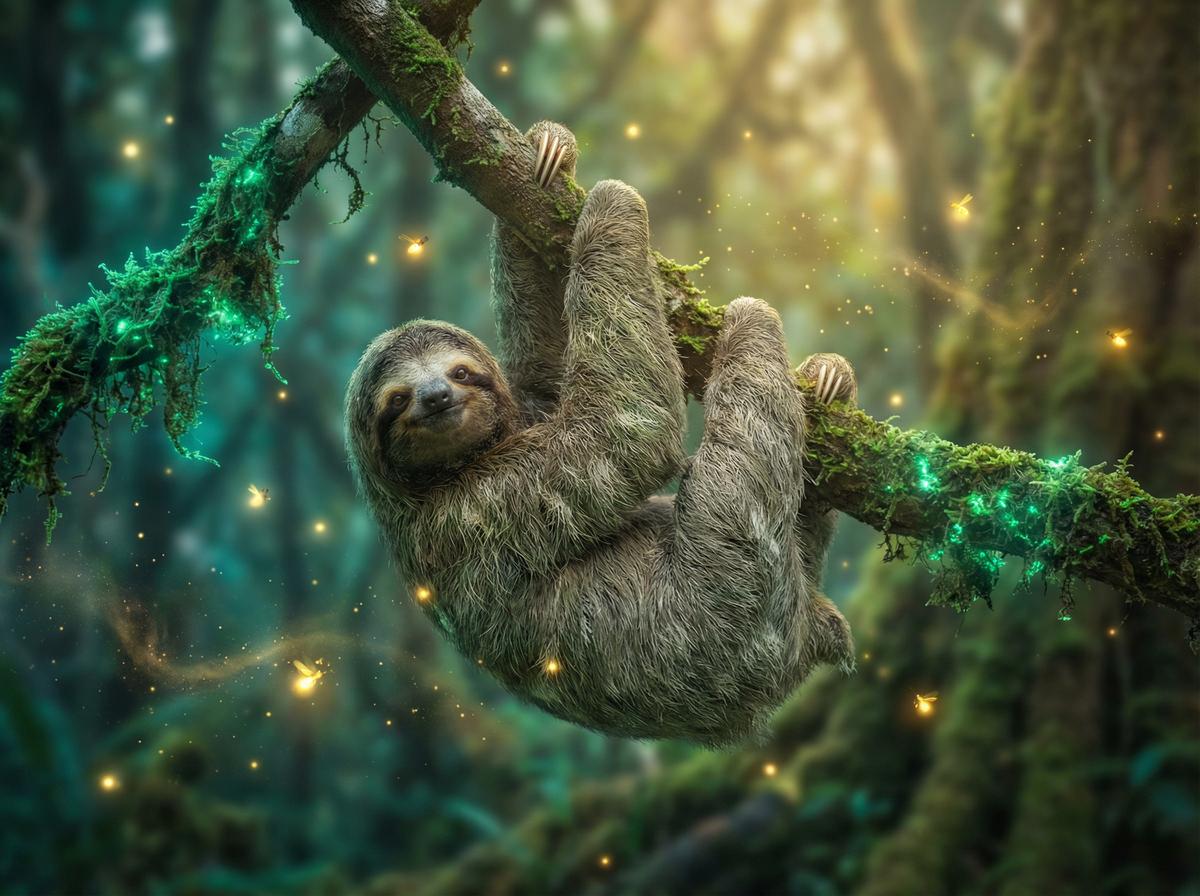 每日吃瓜-树懒雨林慢生活视频