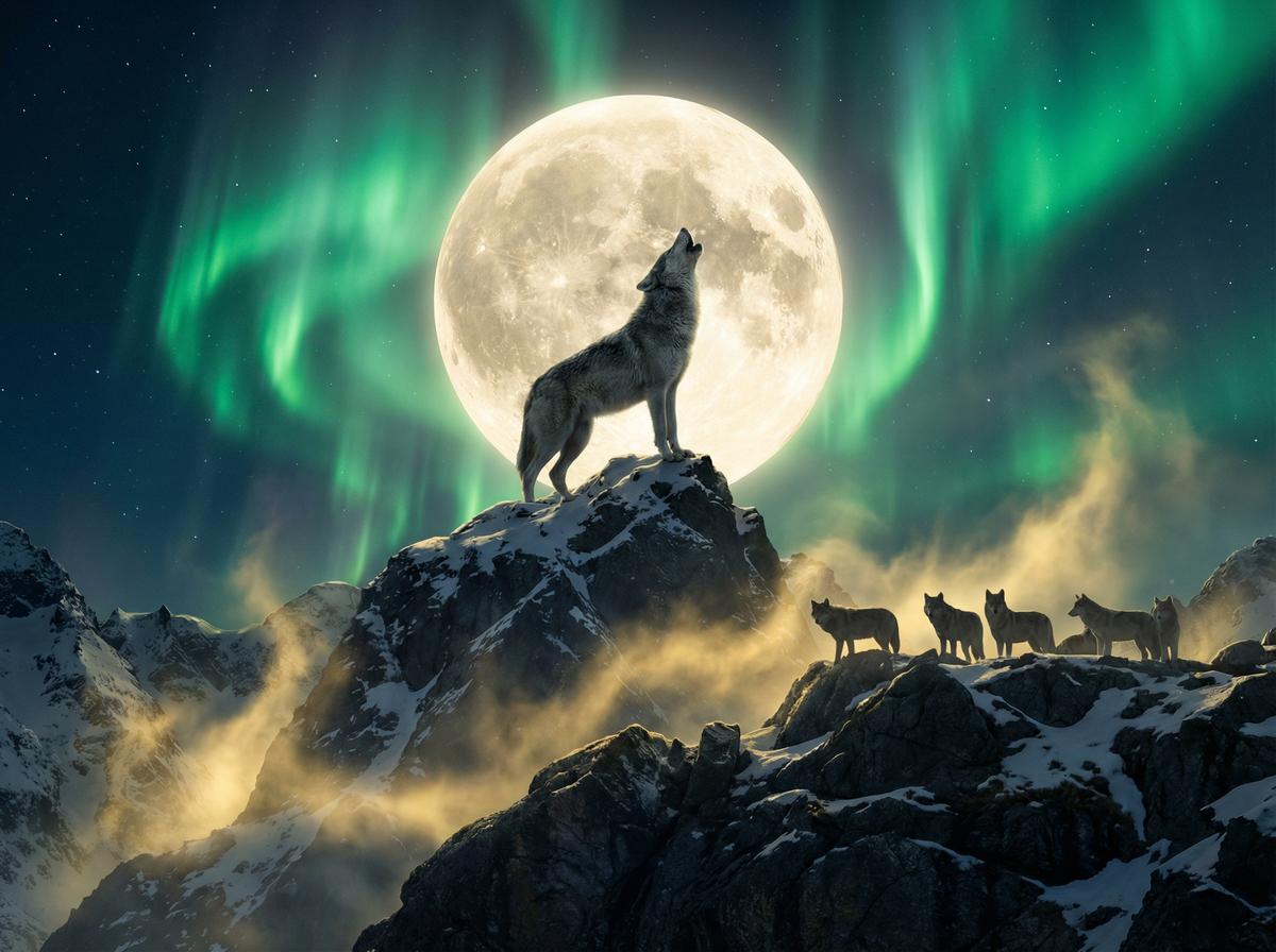 每日吃瓜-灰狼月夜嚎叫视频